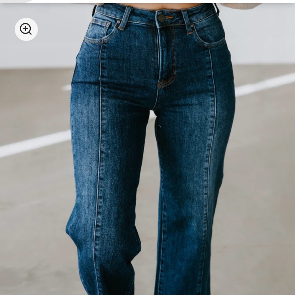 Risen high rise wide leg